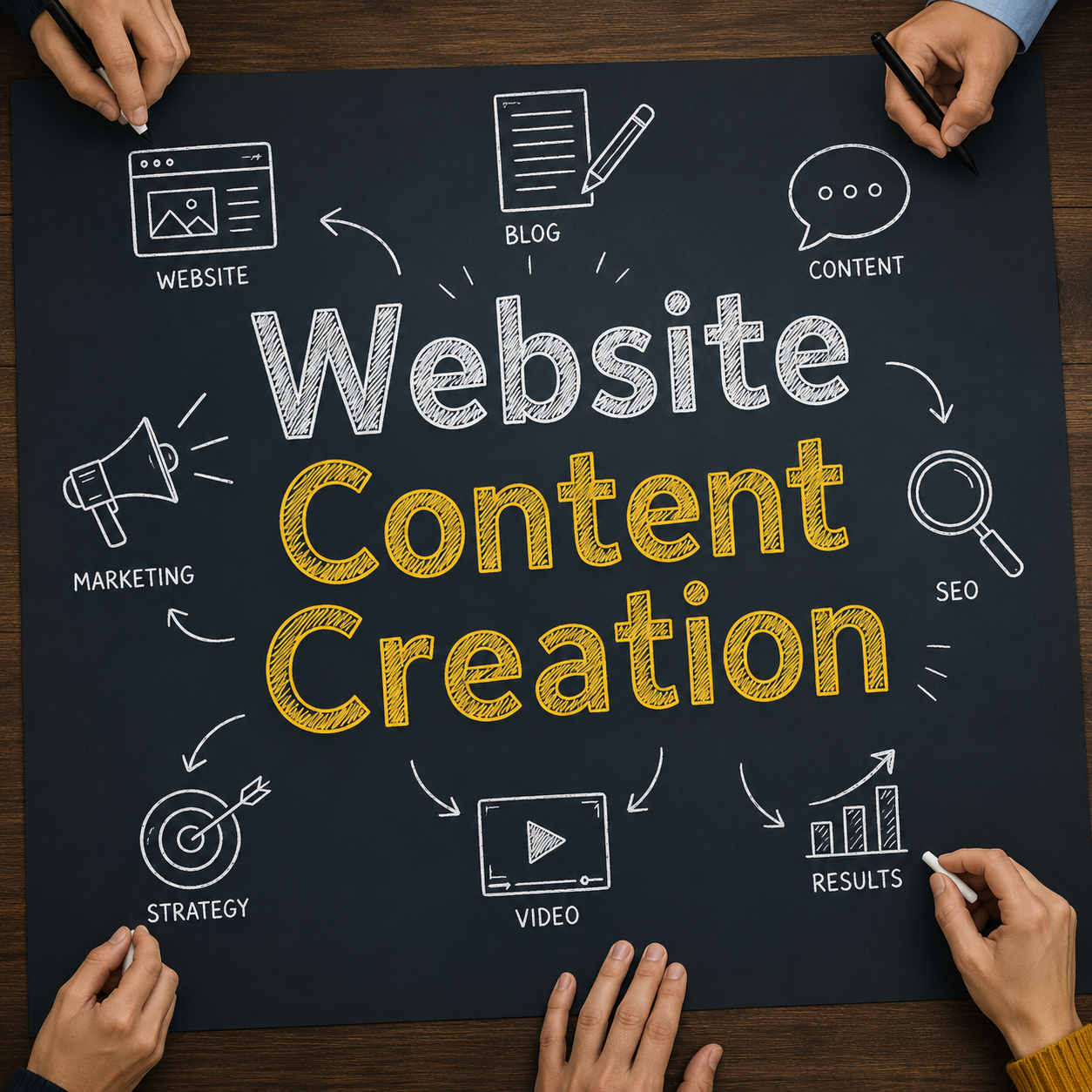 website content creation